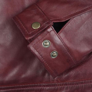 Chaqueta de Cuero de Oveja Genuino Más Vendida para Hombre, Cuello Alto, Resistente al Viento, Corte Regular, Alta Calidad, Cómoda y Elegante - Product Image 6