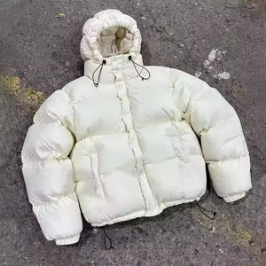 Veste d'hiver chaude et épaisse pour homme, veste matelassée courte de haute qualité, veste à capuche personnalisée en duvet unisexe - Product Image 2