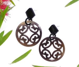 Premium Quality Handmade New Modern <b>Buffalo</b> <b>Horn</b> Earring Available at Wholesale Prices From India - Product Image 3