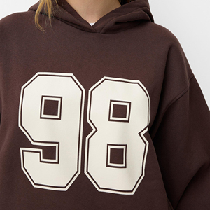 Sudaderas con capucha de Invierno para mujer, cuello con capucha de manga larga, tejido transpirable, técnicas impresas hechas en Pakistán - Product Image 6