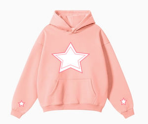 High Quality Custom logo 345g <b>Fleece</b> Cotton No Strings Hoodies Blank Oversized Crop <b>Top</b> Hoodie for <b>Men</b> - Product Image 2