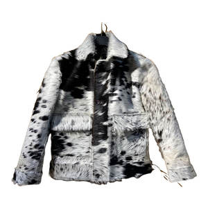 Chaqueta personalizable de piel auténtica de vaca para hombre, color sólido de alta calidad para el invierno - Product Image 1
