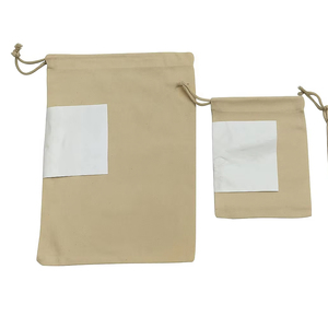 Haute qualité 100% coton Tyvek pochette sac écologique cordon durable réutilisable Premium marque couleur naturelle étiquette sac - Product Image 1