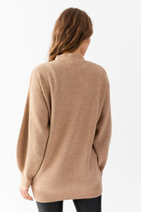 <b>Women's</b> Knitwear <b>Oversize</b> <b>Cardigan</b> Button Detail High Quality Breathable Customizable OEM Service - Product Image 5