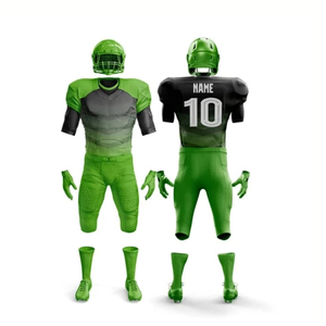 ชุดฟุตบอลเยาวชนอเมริกันแขนสั้นระบายอากาศได้ดีดีไซน์ใหม่ล่าสุด - Product Image 1