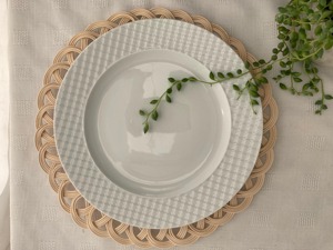 Manteles individuales de ratán de colores personalizados, productos ecológicos hechos en Vietnam, decoración de mesa al por mayor - Product Image 6