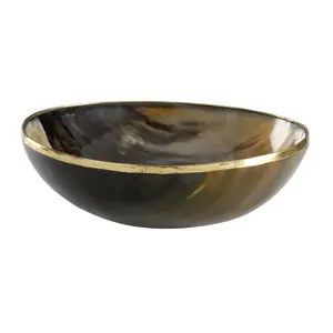 Latest Design Horn Items Round Bowl For Kitchen And Tableware for Serving Fruit Bowl Supplier