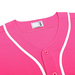 Camiseta de Béisbol Estilo Botones, Tejido de Secado Rápido y Refrigerante, Ligera, Flexible, Material de Alto Rendimiento, Ropa Deportiva para Equipos - Product Image 3