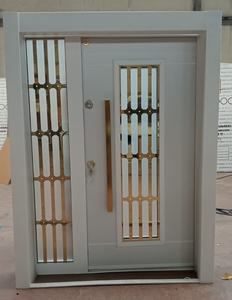 Safira ประตูเหล็กหุ้มฉนวนพรีเมี่ยม, ซูเปอร์มาร์เก็ตในครัวมาตรฐาน ISO/en 14351-2สไตล์ฝรั่งเศส - Product Image 2