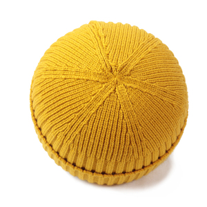 Bonnet court tricoté en acrylique 100% personnalisé pour hommes Bonnet d'hiver en coton avec broderie 3D OEM et options d'impression de logo - Product Image 5