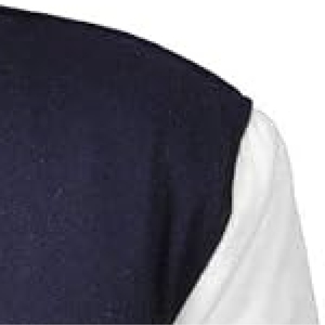 Chaqueta Varsity Deportiva Personalizada: Diseño Clásico Estilo Letterman en Azul Marino y Blanco, Alta Calidad - Product Image 5