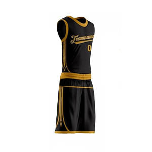 Ensemble d'uniformes de basket-ball de qualité supérieure pour hommes nouveau style vente chaude logo imprimé vêtements respirants option grande taille disponible - Product Image 5