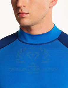 Bjj Mma Jiu Jitsu Diseña tu propio estampado personalizado de manga larga Rash Guard protección UV que absorbe la humedad Spandex/Nylon hombres - Product Image 4