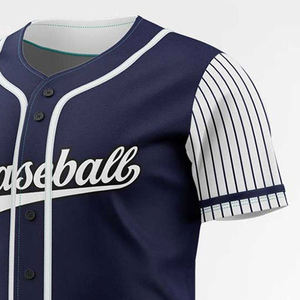 Los más vendidos de secado rápido en blanco Softball Wear Hombres Mujeres Softball Jersey Sublimado Tallas grandes Béisbol Jersey OEM Servicio Nuevo diseño - Product Image 6