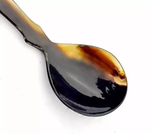 New Low Cost Luxury Eco-Friendly <b>Disposable</b> Horn Spoon <b>Cutlery</b> Set for Parties Home Office & Restaurants-Kids Safe - Product Image 2