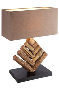 Nouvelle lampe de table en fer CE et UL de conception unique en bois de grande qualité aux prix de gros pour la maison par tradebit - Product Image 2
