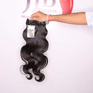 Venta al por mayor Wefted Cutícula cruda alineada Remy Templo indio Cabello humano Paquete de cabello crudo sin procesar - Product Image 1