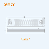Alimentations LED YSD à PFC élevé 100W 12V 24V 36V 48V 30W 60W 100W 150W 200W 300W 400W 500W pour projets d'éclairage