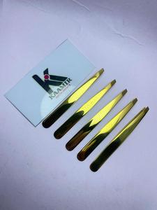 Pinzas de Cejas de Acero Inoxidable Puntiagudas de Alta Precisión KAAMIR INSTRUMENTS, Herramienta de Depilación Ligera, Reutilizable y Ecológica - Product Image 4