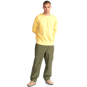 Breathable Crewneck Sweatshirt Long Sleeve Heavyweight 380 GSM Cotton Unisex Plain Dyed Oversized Custom Mens Clothing - Product Image 6