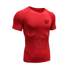 High Quality <b>Cheap</b> Price Men Short Sleeves Rash Guard Camouflage <b>Light</b> Weight Men Short Sleeves Rash Guard For Sale - Product Image 3