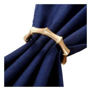 Style luxueux en Inde métal Design minimaliste rond de serviette or pour hôtel mariage et table à manger décoration de fête - Product Image 1