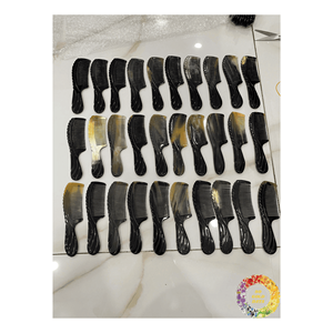 Peigne en corne de buffle Craftwater vintage pour dames-antistatique de haute qualité, style élégant et meilleur prix du Vietnam - Product Image 3