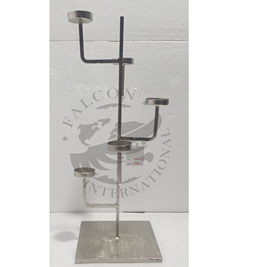 Pillar 3 Arms Iron <b>Tea</b> Light <b>Candle</b> Holder for Home Living Room Party Wedding Table Decorative - Product Image 5