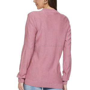 เสื้อสเวตเตอร์ผู้หญิงถักไหมพรม/ขนสัตว์ คุณภาพสูง ไซส์สั่งทำได้ สไตล์ลำลอง สำหรับฤดูหนาว ขายส่ง เสื้อสเวตเตอร์ผู้หญิงยอดนิยม - Product Image 2