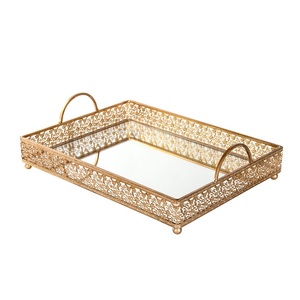 Produit le plus populaire Plateau de service Lot de 3 Décoration de table à manger pour la maison Plateau de service de forme hexagonale pour la restauration - Product Image 5