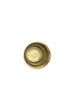 Bol de service en laiton fait à la main pour accessoires de cuisine décoratifs et fonctionnels avec un savoir-faire authentique - Product Image 5
