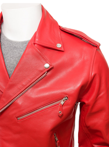 2024-25 nouveau design veste en cuir de vachette véritable de style motard d'hiver pour femmes fermeture éclair respirant avec poches intérieures et extérieures OEM - Product Image 3