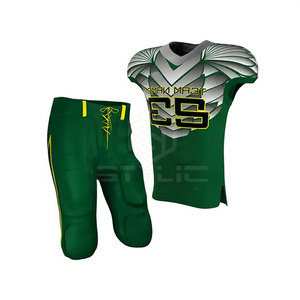 Maillot de football américain le plus populaire uniformes d'usure en polyester vêtements de sport uniformes de football américain légers - Product Image 4