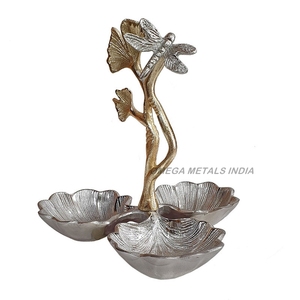 Centro de Mesa Moderno, Elegante Tazón Decorativo para Servir y Exhibir en el Hogar, para Fiestas y Celebraciones - Product Image 1
