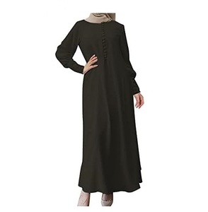 Mujeres islámicas Abaya vestido largo Dubai musulmán Abaya ropa de moda al aire libre mejor calidad cómoda ropa de mujer - Product Image 3