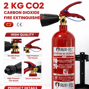 Estintore Portatile CE 2KG PI2HSF con Cilindro in Alluminio e Acciaio Inossidabile Senza Fluoruro, Spagna - Product Image 1