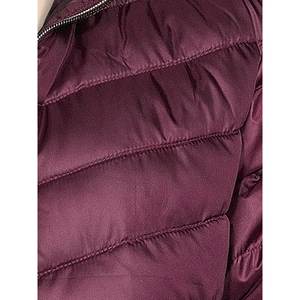 2025 hiver nouveau femmes brillant longue veste à capuche polyvalent chaud réversible bouffant uni teint pour les femmes - Product Image 3