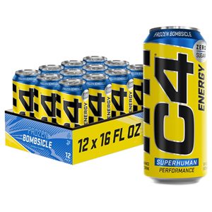 Bebida Energética C4 Sin Azúcar, Bebida de Alto Rendimiento, Lata de 500 ml, Paquete de 12, Sabor a Chicle, para un Estilo de Vida Activo - Product Image 5