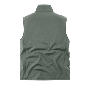 Ropa de trabajo de la mejor calidad, chaleco de concha suave para adultos al aire libre, sin mangas, con cremallera, hecho de poliéster, a prueba de viento, chaleco Softshell de secado rápido - Product Image 2