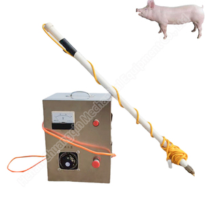 Máquina aturdidora eléctrica de cerdo, burro, mula, pistola impresionante para matadero de cerdos - Product Image 1
