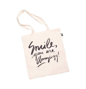 Bolsas de lona de algodón con estampado personalizado de alta calidad, superventas, comestibles, frutas, verduras, amplio rango de uso para - Product Image 1