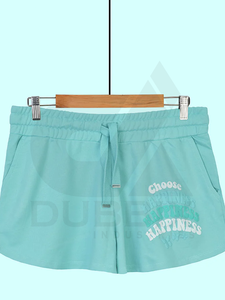 Shorts Deportivos para Mujer, Transpirables, 100% Algodón, con Logotipo Personalizable, Diseño con Patrones de Color - Product Image 2