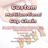 Xiaochuan Mignon Tumbles Accessoires Tasse Charmes Nouveauté Cadeaux Personnalisé Bouteille D'eau Pendentifs pour Verres