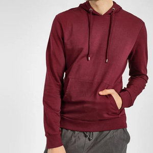 เสื้อมีฮู้ดแขนยาวสำหรับผู้ชายเสื้อลำลองสีพื้นไซส์ใหญ่พิเศษ - Product Image 2