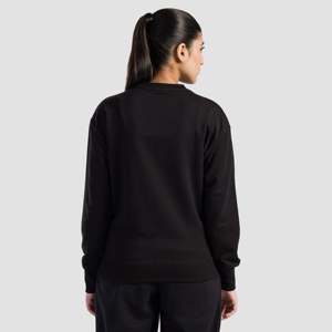 Sweat-shirt en soie biologique GA Zen (noir) – Tricot respirant, streetwear brodé, impression en relief, taille unique, idéal pour l'entraînement hivernal - Product Image 2