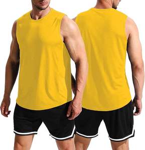 Camisetas sin Mangas de Alta Calidad para Hombre, de Secado Rápido, para Entrenamiento, Gimnasio, Culturismo, que Absorben la Humedad - Product Image 4
