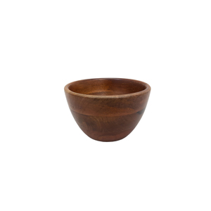 Bol de service de nourriture de forme ronde en bois de conception unique fini naturel pour la Table à manger de cuisine bols de service de nourriture en vrac faits à la main - Product Image 3