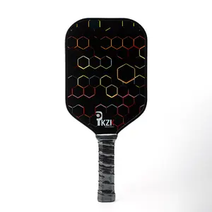 Biểu tượng tùy chỉnh Tennis Pala raqueta de padel vợt raqueta pkzk T700 sợi carbon pickleball mái chèo