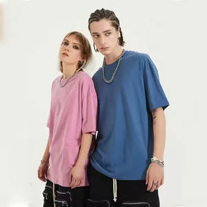 Classic 2025 Oversized Drop-Shoulder Vintage Casual Wear Hombres High Selling Custom Logo T-Shirt 100% Cotton Streetwear - Product Image 3