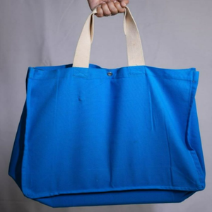 Wholesale 100% Natural Cotton Canvas Tote <b>Bag</b> Eco-friendly Shopping <b>Bag</b> Large Capacity Foldable Women's Shoulder Beach Zipper - Product Image 6